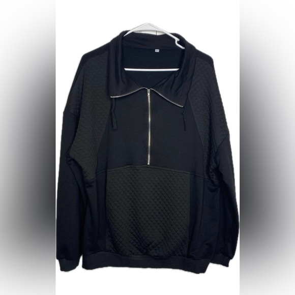 Women's Zip Up Solid Hoodie Pullover. Green - Picture 4 of 9